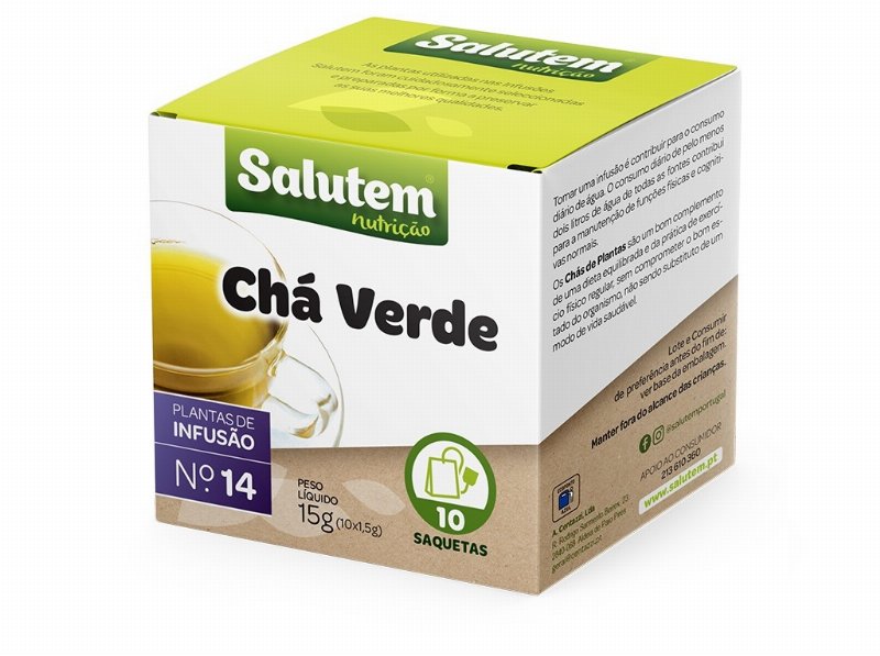 Chá Salutem Infusão Nº14 Verde 10 Saquetas