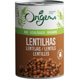 Lentilhas Cozidas Origens Bio 400 gr