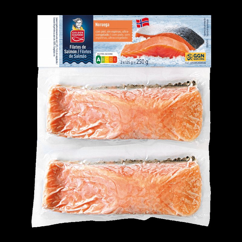 Lombos De Salmão Com Pele 250 g