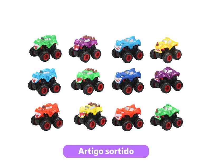 Carro De Fricção Monster One Two Fun Modelos Sortidos