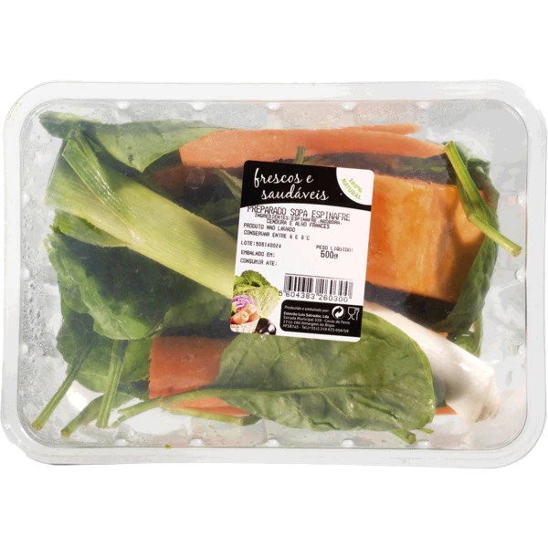 Preparado Para Sopa De Espinafres 500 g