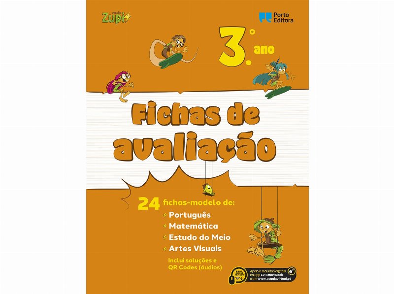 Livro Missão Zupi! - Fichas De Avaliação - 3.º Ano