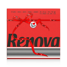 Guardanapos 1 Folha Red Label Vermelho Renova 70 Un