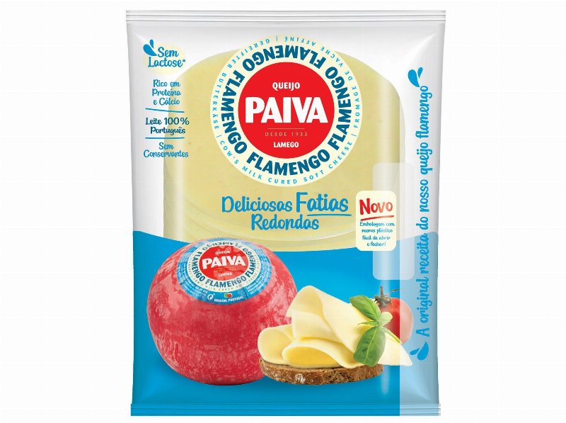 Queijo Paiva Flamengo Fatias Redondas 180 g