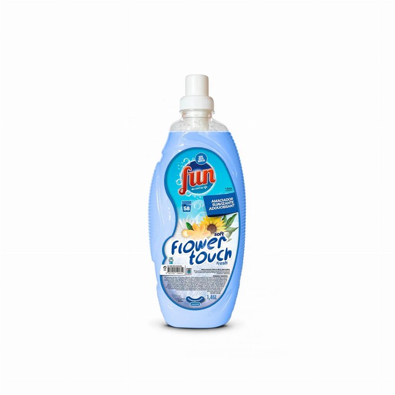 Fun Amaciador Roupa Concentrado Soft Flower Touch Fresh 58 Doses 1,46 l
