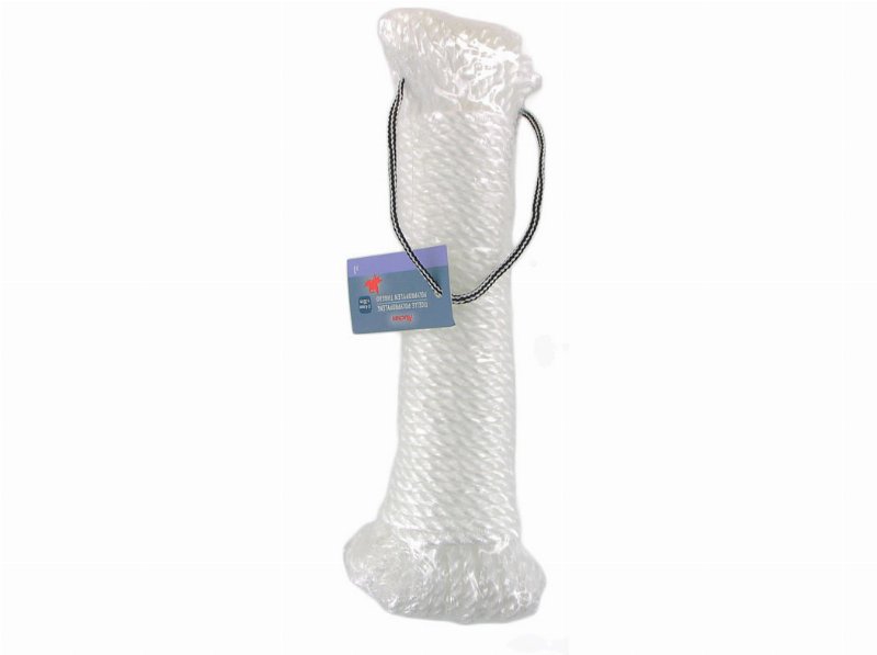 Cordel Polipropileno Auchan Branco 4Mmx20M