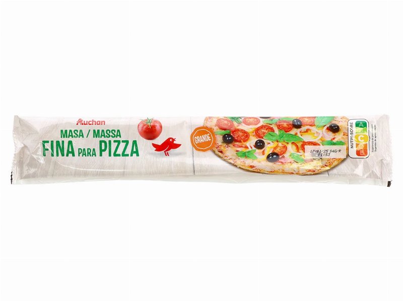 Massa Para Pizza De Massa Fina Auchan 230 g
