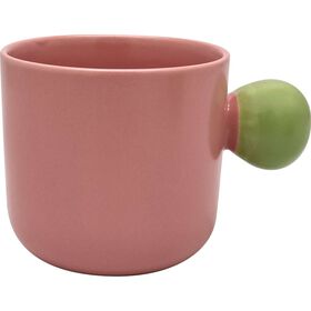 Caneca 450 ml Asa Com Bola Verde Kasa