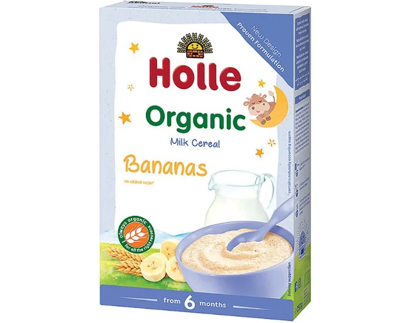 Papa Bio Lactea Holle Banana 6M 250 g