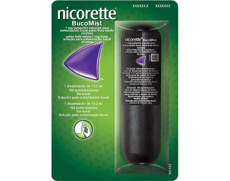 Spray Nicorette Bucomist Bucal1Mg/Dose 150Doses