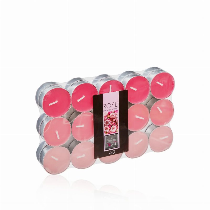 Hkh Conjunto 30 Tealights Perfumados Rosas