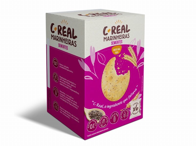Bolachas Marinheiras C-Real Sementes 200 g