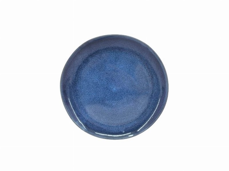 Prato Raso Paros Actuel Grês Reativo Azul 27Cm