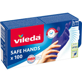 Luvas Descartáveis Tamanho S/M Vileda