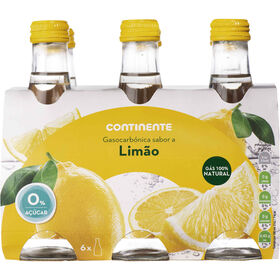 Água Com Gás Limão Continente 6 X 25 cl