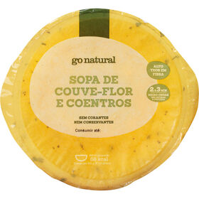 Sopa Couve Flor E Coentros Go Natural 800 gr