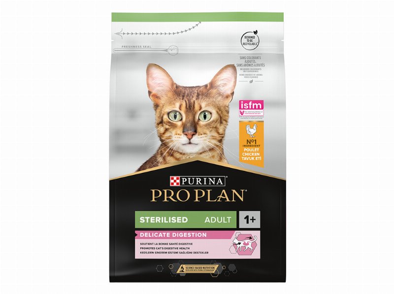 Ração Para Gato Pro Plan Esterilizado Frango 3 kg