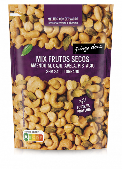 Mix De Frutos Secos Torrados Sem Sal Pingo Doce 0.2Un