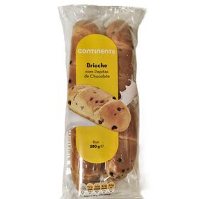 Pão De Leite Com Pepitas De Chocolate Continente 280 gr (8 Un)