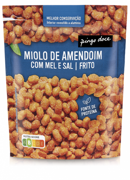 Miolo De Amendoim Com Mel E Sal Pingo Doce 0.2Kg