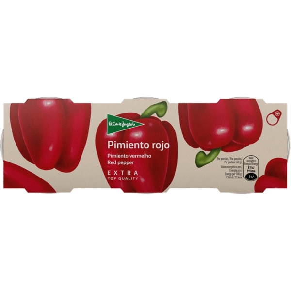 Pimentos Vermelhos Pack 3 420 g