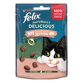 Snack Para Gato Naturally Delicious Salmão Purina Felix 50 g