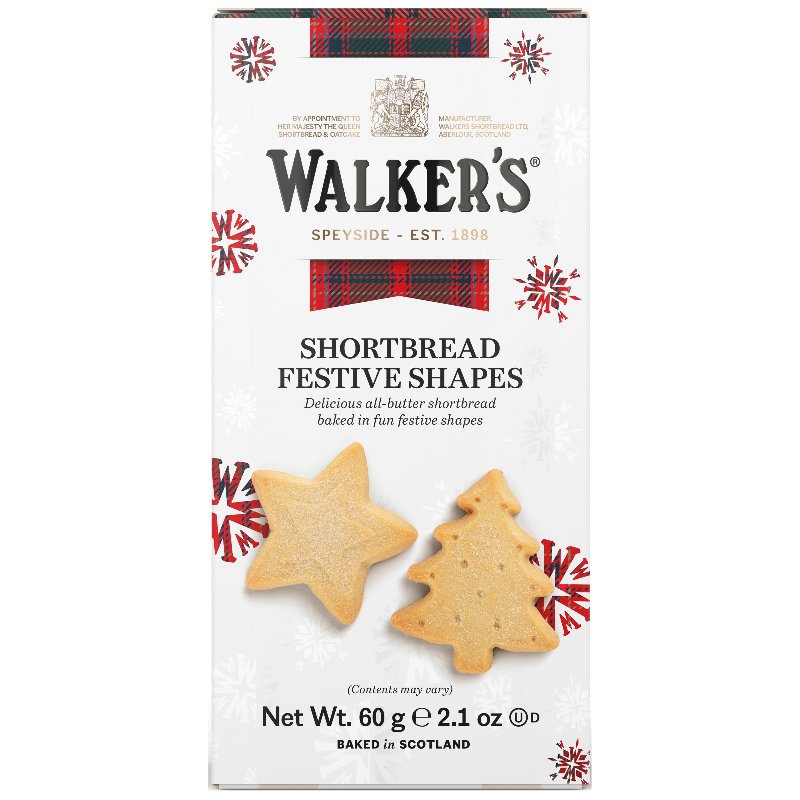 Bolachas De Manteiga Shortbread Formas Natalícias 60 g