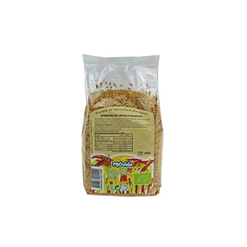Sementes De Linhaça Dourada Próvida Bio 500 g