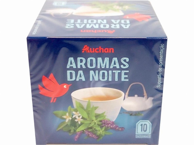 Infusão Auchan Aromas Da Noite 10 Saquetas