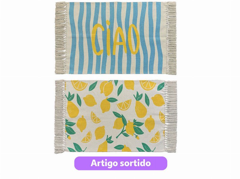 Tapete Algodão Actuel Estampado 55X85Cm Modelos Sortidos