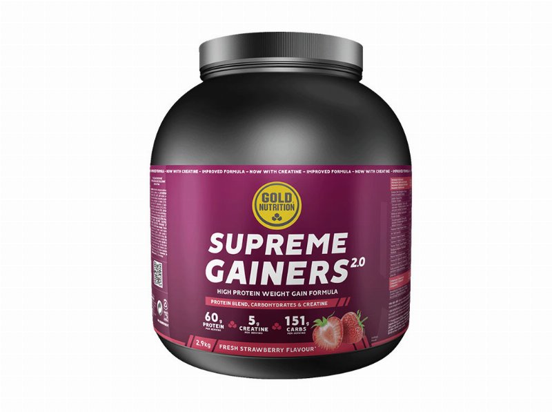 Suplemento Goldnutrition Supreme Gainer Morango 2.9 kg