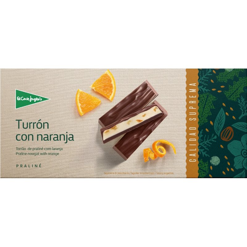 Torrão De Praliné Com Laranja Sem Glúten