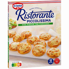 Mini Pizzas Três Queijos Ristorante Piccolissima 288 gr