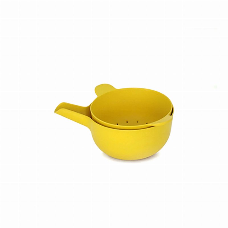 Ekobo Taça + Escorredor Amarelo