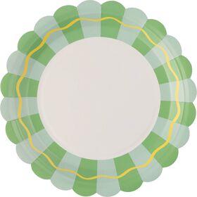 Conjunto 8 Pratos Verde Kasa 1 Un