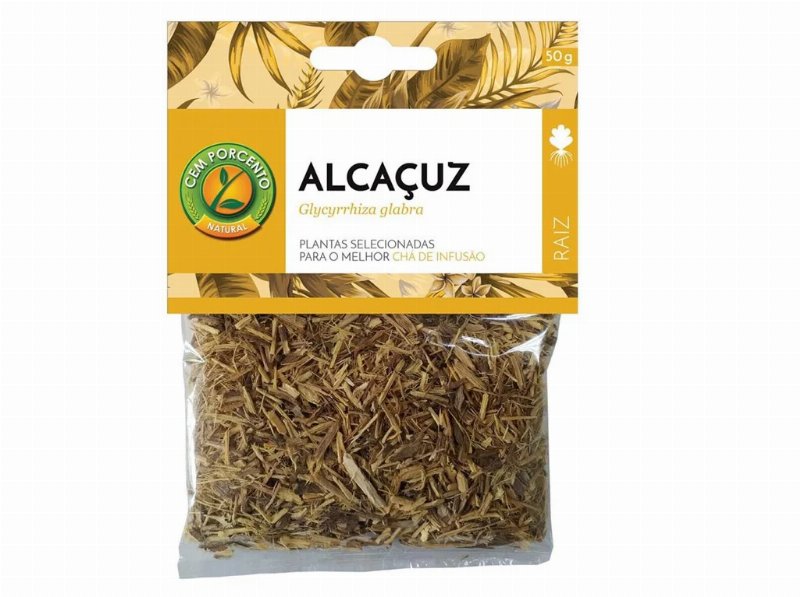 Chá Cem Porcento Em Saco Alcaçuz Raiz 50 g