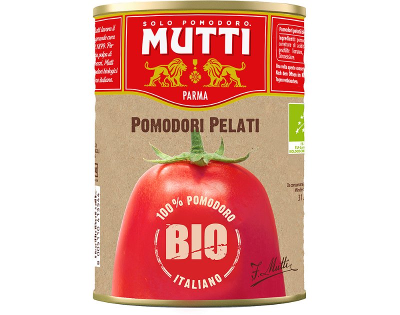 Tomate Mutti Pelado Bio 400 g