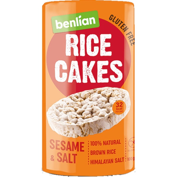Tortas De Arroz Com Sésamo E Sal Sem Glúten 100 g
