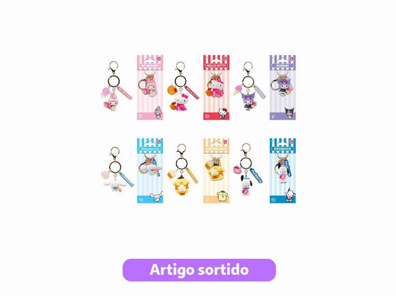 Porta-Chaves Hello Kitty And Friends Modelos Sortidos