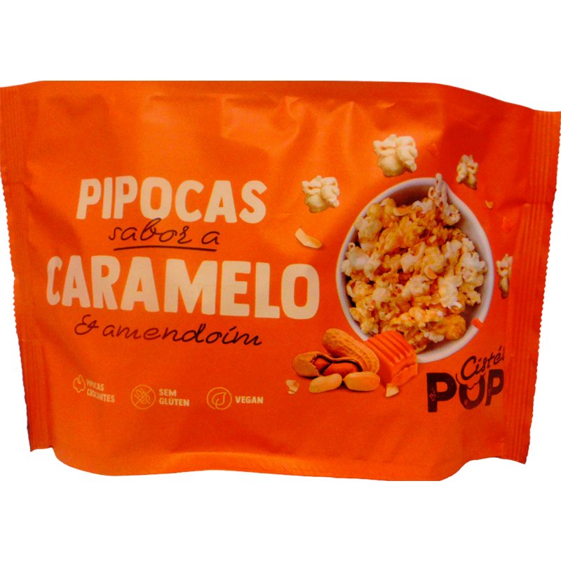 Pipocas De Caramelo E Amêndoa 100 g