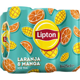 Ice Tea Em Lata Laranja E Manga Lipton 6 X 25 cl