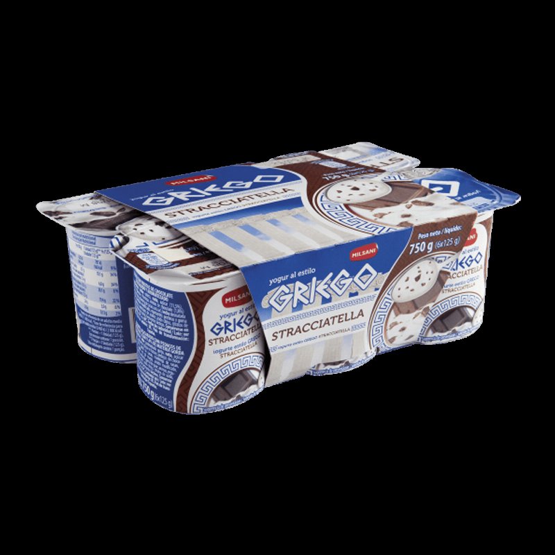Iogurte Grego Stracciatella 6 X 125 g