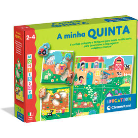 Clementoni - Jogo Montessori A Minha Quinta