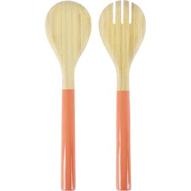 Conjunto 2 Talheres Bambu Rosa Kasa 1 Un