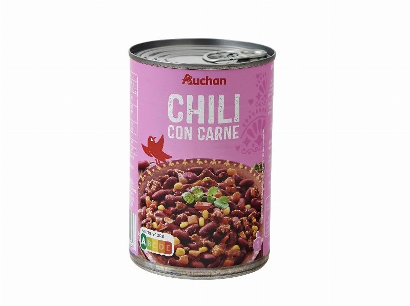 Chili Com Carne Auchan Lata 410 g