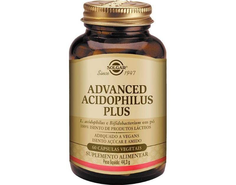 Suplemento Solgar Advanced Acidophilus Plus 60Un