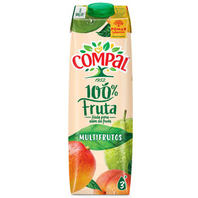 Sumo 100% Multifrutos Compal 100% Fruta 1 Lt