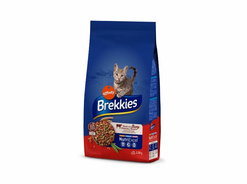 Ração Para Gato Brekkies Mix Peixe 1.5 kg