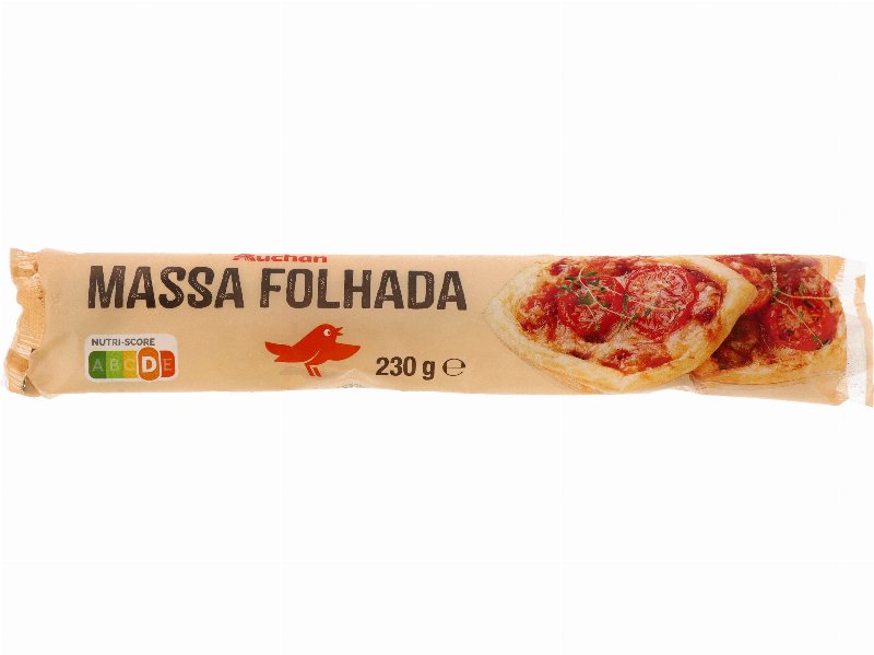 Massa Folhada Auchan Enrolada 230 g
