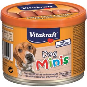 Snack Para Cão Adulto Mini Salsichas Vitakraft 120 g (12 Un)